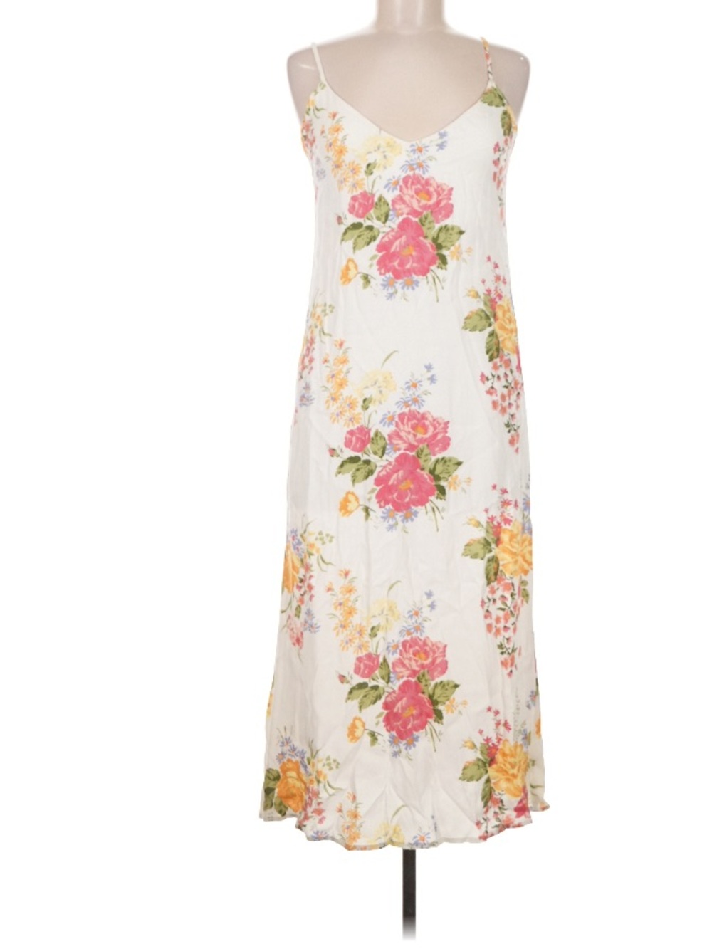 Reformation White floral Slip Dress Size 6